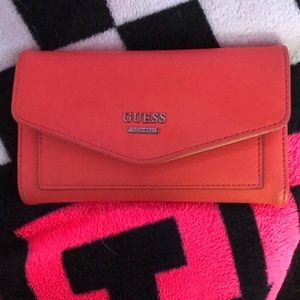 Coral Guess wallet.